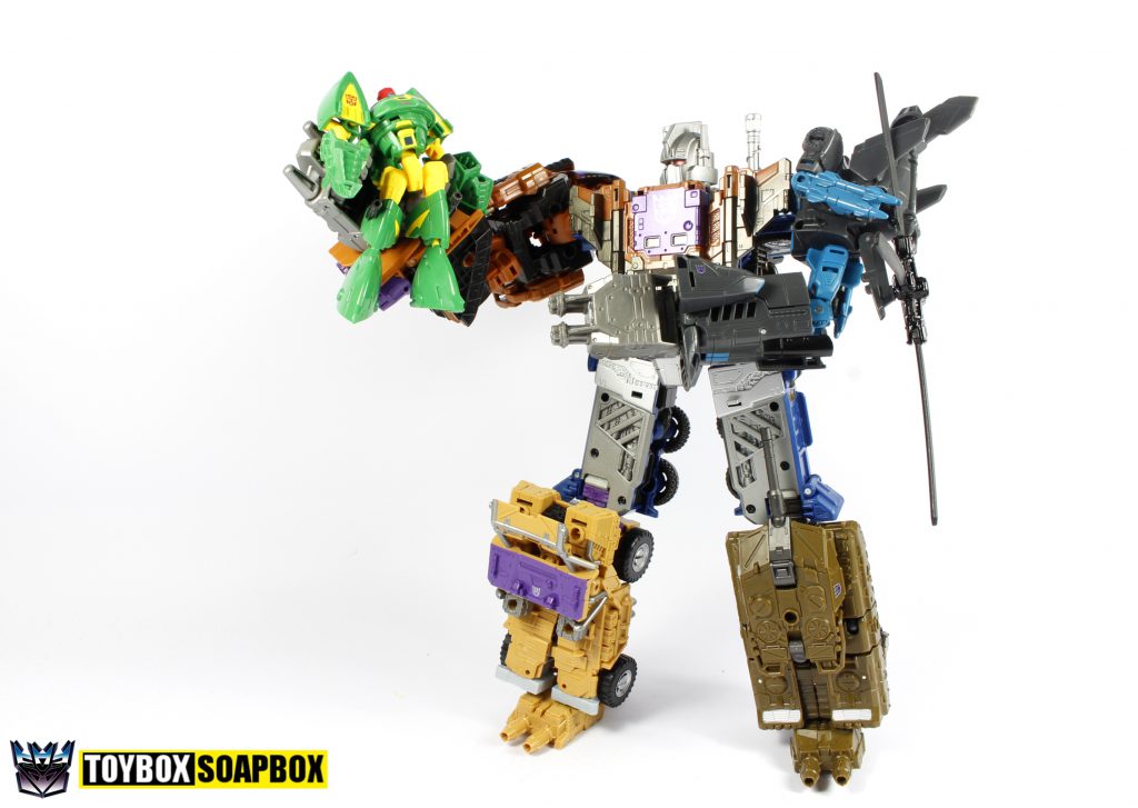 unite warriors bruticus vs cosmos