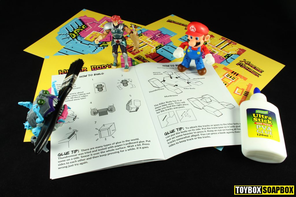 thundermoar instruction book and glue