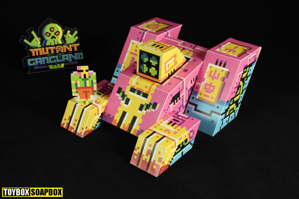 thundermoar mutant gangland papercraft model kit