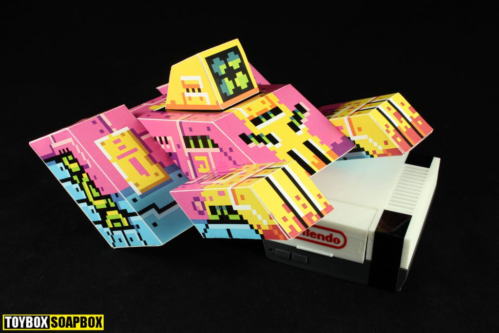 thundermoar papercraft tank vs nintendo nes classic mini