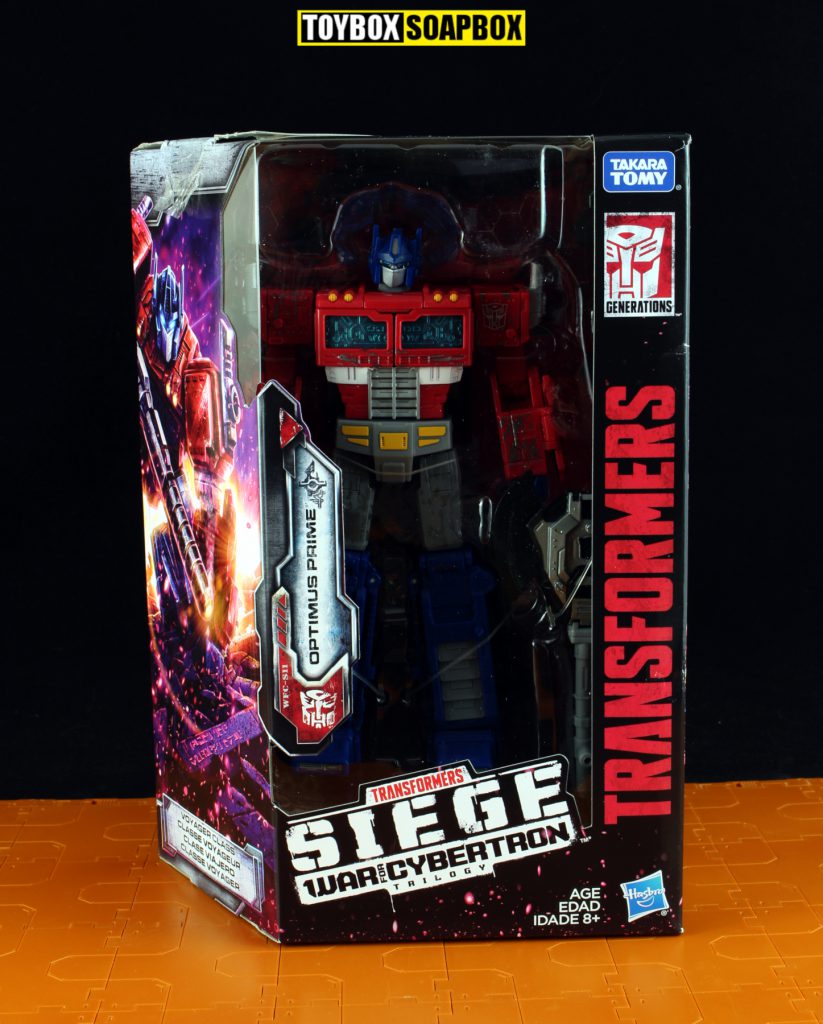 Siege Optimus Prime box